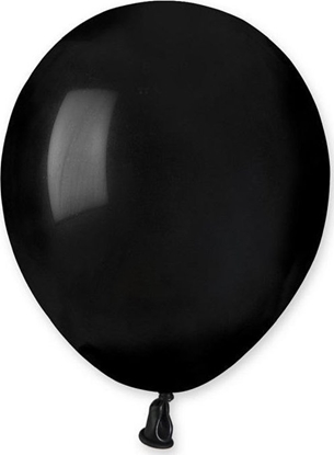 Attēls no GoDan Balony pastelowe czarne 13cm 100szt