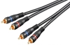 Picture of Goobay 50032 Stereo RCA cable 2x RCA, double shielded, 1.5 m