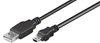 Picture of Goobay USB 2.0 Hi-Speed cable 50768 3 m, Black, USB 2.0 mini male (type B, 5-pin), USB 2.0 male (type A)