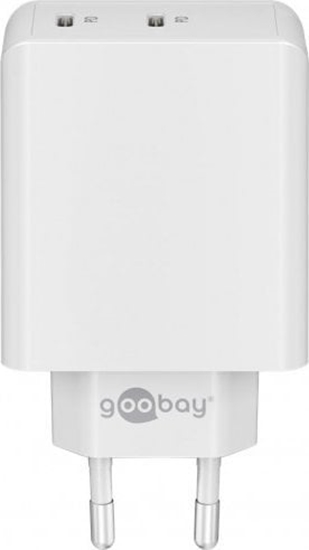 Picture of Goobay 61758 Dual USB-C PD Fast Charger (36 W), White