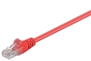 Picture of Goobay 68349 CAT 5e patch cable, U/UTP, red, 10 m