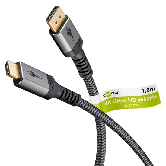 Picture of Goobay DisplayPort to HDMI Cable | 65268 | DisplayPort to HDMI