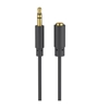 Picture of Goobay Headphone and audio AUX extension cable; 3.5 mm; 3-pin; slim 97122