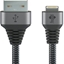 Picture of Goobay | Lightning to USB-A Textile Cable with Metal Plugs | 49268 | USB-A to Lightning