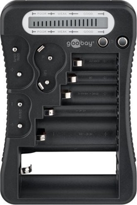 Изображение Goobay Tester baterii z wywietlaczem LCD