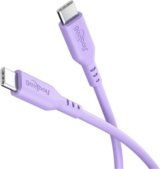 Изображение Goobay USB-C Silicone Cable, 1.5 m, purple