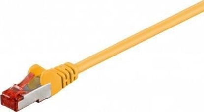 Изображение Goobay Wentronic Goobay CAT 6 Patch Cable, S/FTP (PiMF), yellow, 1 m - LSZH halogen free, copper (68300)