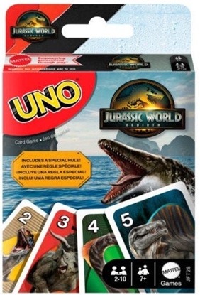 Изображение Gra UNO Jurassic World Odrodzenie