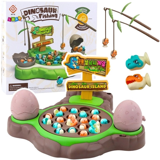 Picture of Gra Zrcznociowa owienie Dinozaurów Wdki Magnetyczne Dwiki LEAN Toys