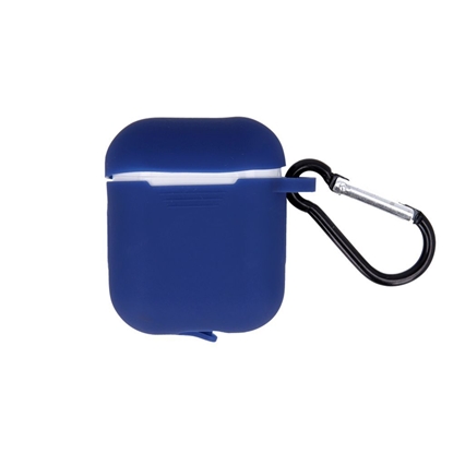 Picture of GreenGo Apple AirPods Silicone Case with Hook Dark Blue