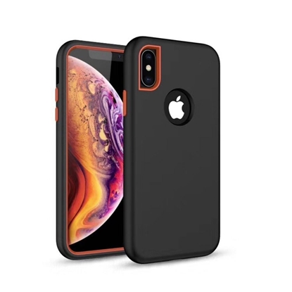 Attēls no GreenGo Apple iPhone XR Defender Solid 3in1 case Black