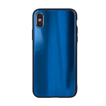 Изображение GreenGo Huawei P30 Aurora Glass TPU case Dark Blue