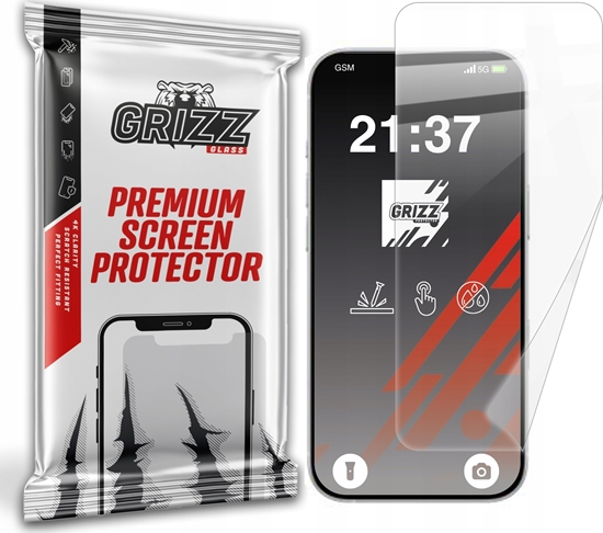 Изображение GrizzGlass Folia ceramiczna GrizzGlass CeramicFilm do Apple iPhone 16 Plus