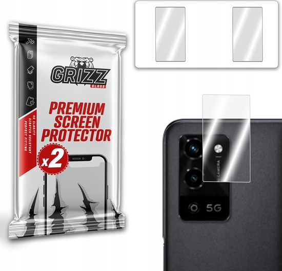 Picture of GrizzGlass Szko na aparat GrizzGlass HybridGlass Camera do Oppo A56s