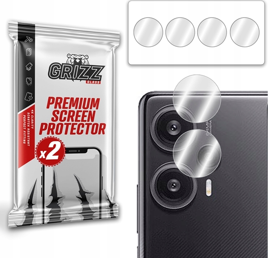 Изображение GrizzGlass Szko na aparat GrizzGlass HybridGlass Camera Xiaomi Redmi Note 12 Turbo