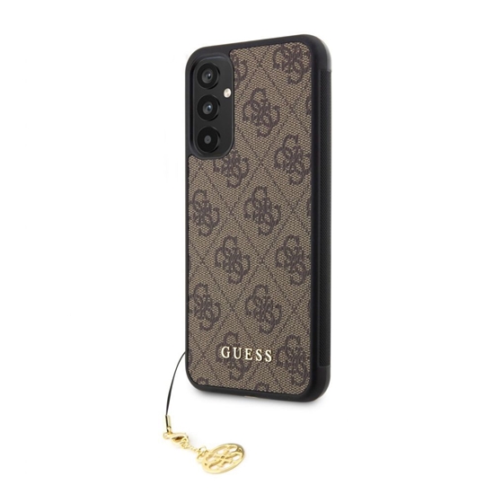 Изображение Guess - Guess 4G Charm Case for Samsung Galaxy A34 5G Brown