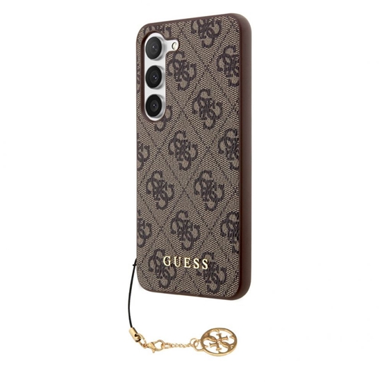 Изображение Guess - Guess 4G Charm Case for Samsung Galaxy S23 Brown