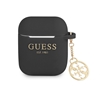 Изображение Guess - Guess 4G Charm Silicone Case for AirPods 1/2 Black
