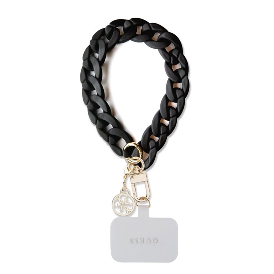 Picture of Guess - Guess Universal Hand Strap 4G Charm Black