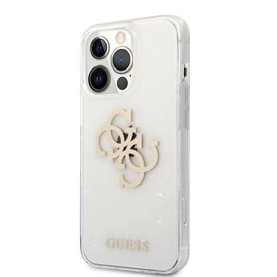 Picture of Guess Apple iPhone 13 Pro Full Glitter Case Transparent