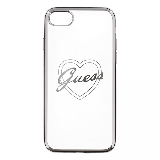 Изображение Guess Apple iPhone 7 / 8 Heart TPU case Silver