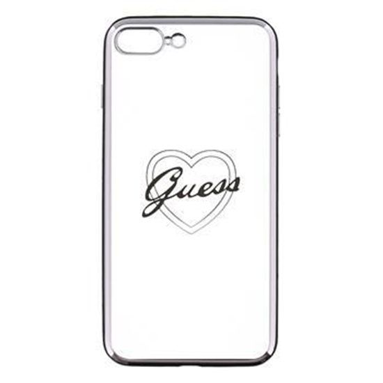 Изображение Guess Apple iPhone 7 Plus / 8 Plus Apple Heart TPU Case Silver