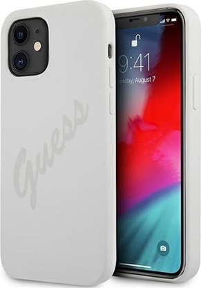 Attēls no Guess Etui Guess GUHCP12SLSVSCR Apple iPhone 12 mini kremowy/cream hardcase Script Vintage