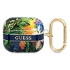Picture of Guess GUA3HHFLB Case for Airpods 3 blue Flower