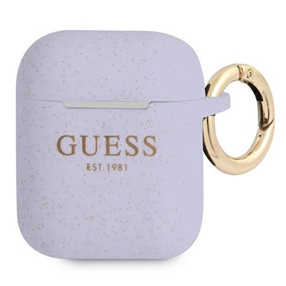 Attēls no Guess GUA2SGGEU AirPods cover purpurowy|purple Sil
