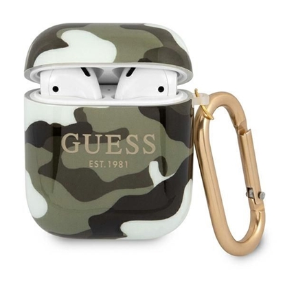 Attēls no Guess GUA2UCAMA AirPods cover zielony|khaki Camo C