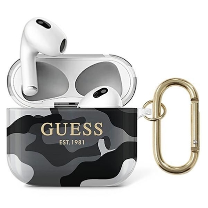 Attēls no Guess GUA3UCAMG AirPods 3 cover czarny|black Camo 