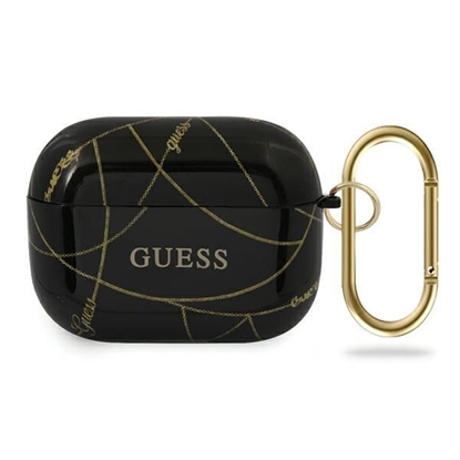 Attēls no Guess GUACAPTPUCHBK AirPods Pro cover czarny|black