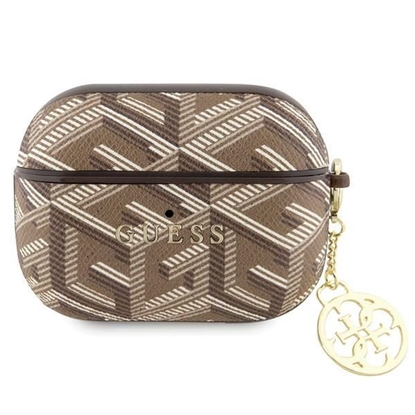 Attēls no Guess GUAPPGCE4CW AirPods Pro cover brązowy|brown 