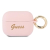 Picture of Guess case for AirPods Pro GUAPSSSI pink Silicone 