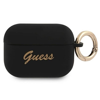 Attēls no Guess GUAPSSSK AirPods Pro cover czarny|black Sili