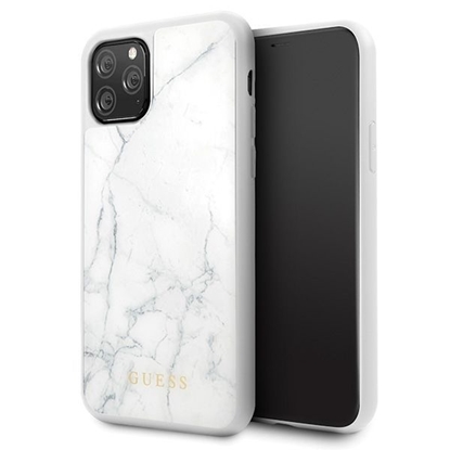 Attēls no Guess GUHCN58HYMAWH iPhone 11 Pro biały|white Marb