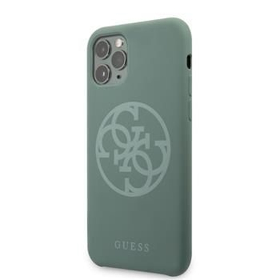 Picture of Guess Apple iPhone 11 Pro 4G Silicone Tone Cover Green