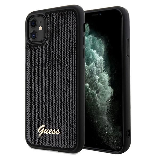 Picture of Guess GUHCN61PSFDGSK iPhone 11 | Xr 6.1" czarny|bl