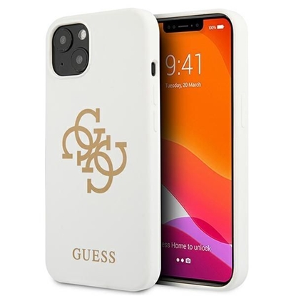 Attēls no Guess GUHCP13SLS4GGWH iPhone 13 mini 5,4" biały|wh