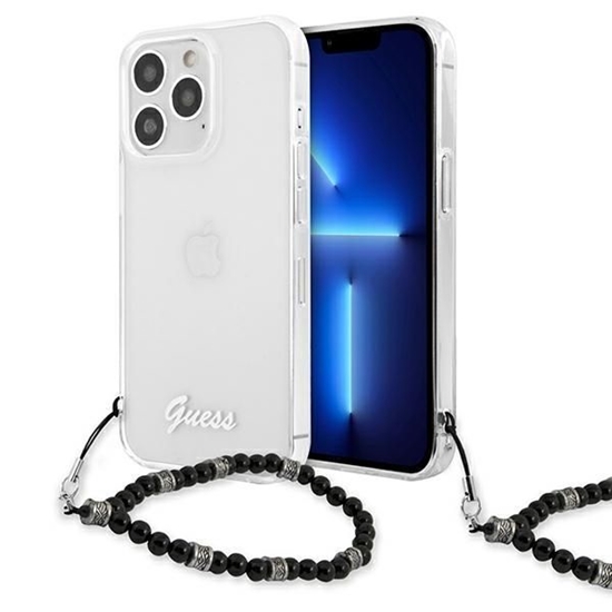 Picture of Guess GUHCP13XKPSBK iPhone 13 Pro Max 6,7" Transpa