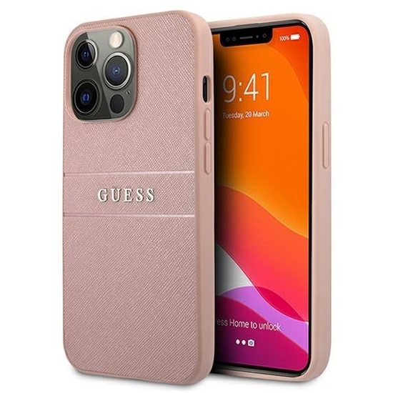 Изображение GUHCP13XPSASBPI Guess PU Leather Saffiano Case for