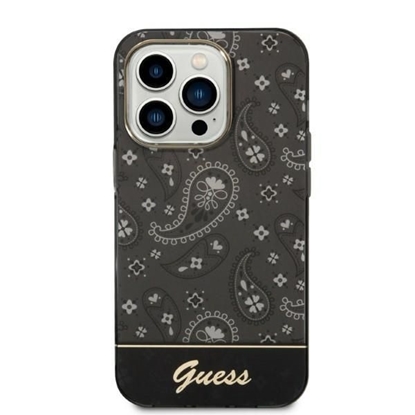Изображение Guess GUHCP14LHGBNHK iPhone 14 Pro 6,1" czarny|bla