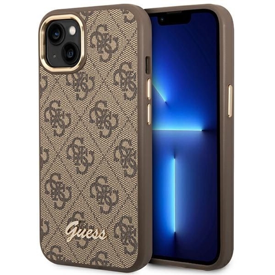 Picture of Guess GUHCP14MHG4SHW iPhone 14 Plus 6,7" brązowy|b