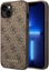Picture of Guess GUHCP15MG4GFBR iPhone 15 Plus 6.7" brzowy/brown hard case 4G Metal Gold Logo