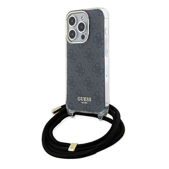 Picture of Guess IML 4G Printed Crossbody Case for iPhone 15 