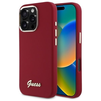 Attēls no Guess GUHCP16LSMBSLM iPhone 16 Pro 6.3" magenta ha