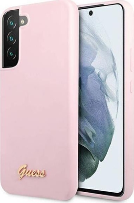 Attēls no Guess Guess GUHCS22MLSLMGLA S22+ S906 lawenda/lavender hardcase Silicone Script Metal Logo