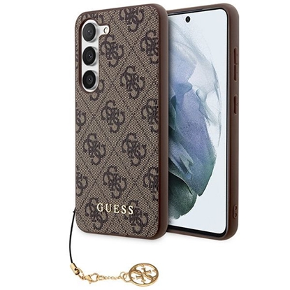 Attēls no Guess 4G Charm Case for Samsung Galaxy S23 / Brown