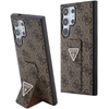 Picture of Guess GUHCS24LPGS4TDW S24 Ultra S928 brown hardcase Grip Stand 4G Triangle Strass | GUESS