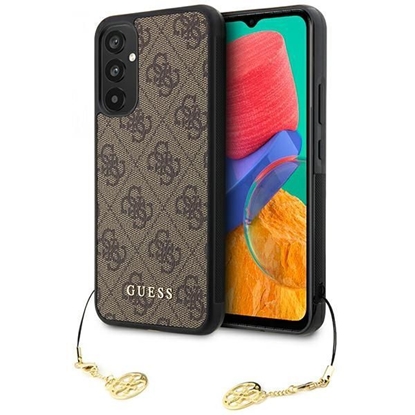 Attēls no Guess 4G Charm Case for Samsung Galaxy A34 5G / Brown